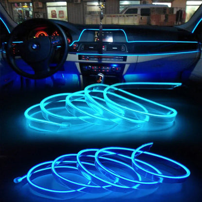 Auton RGB LED-tunnelmavalaistusnauhat