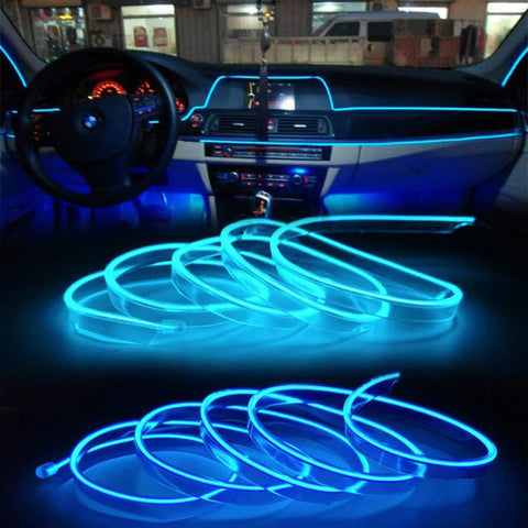 Auton RGB LED-tunnelmavalaistusnauhat
