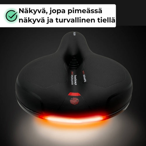 Mukava pyörän satula iskunvaimennuksella