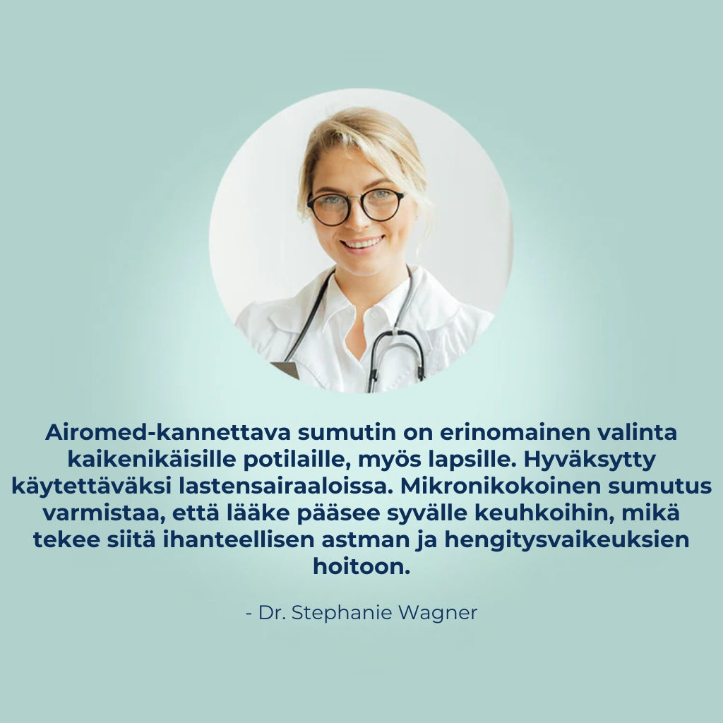 Airomed™ kannettava sumutin