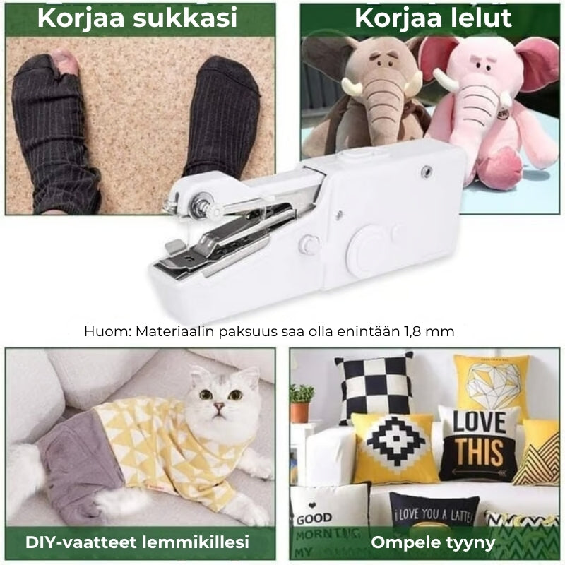 Kompakti kannettava käsiompelukone