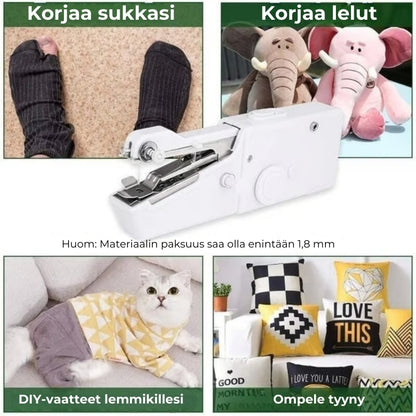 Kompakti kannettava käsiompelukone
