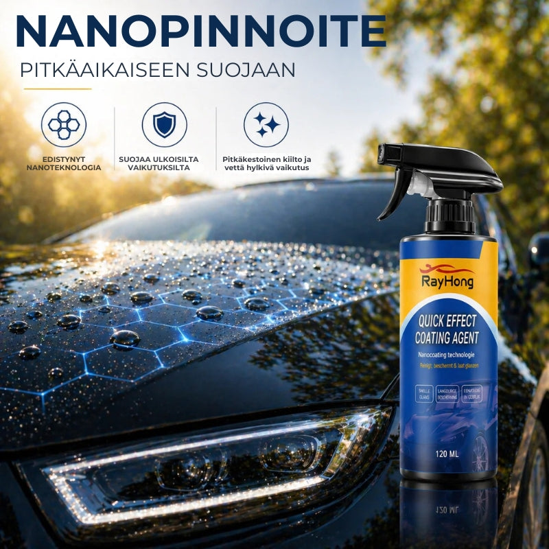 Suojaava auton pinnoitespray