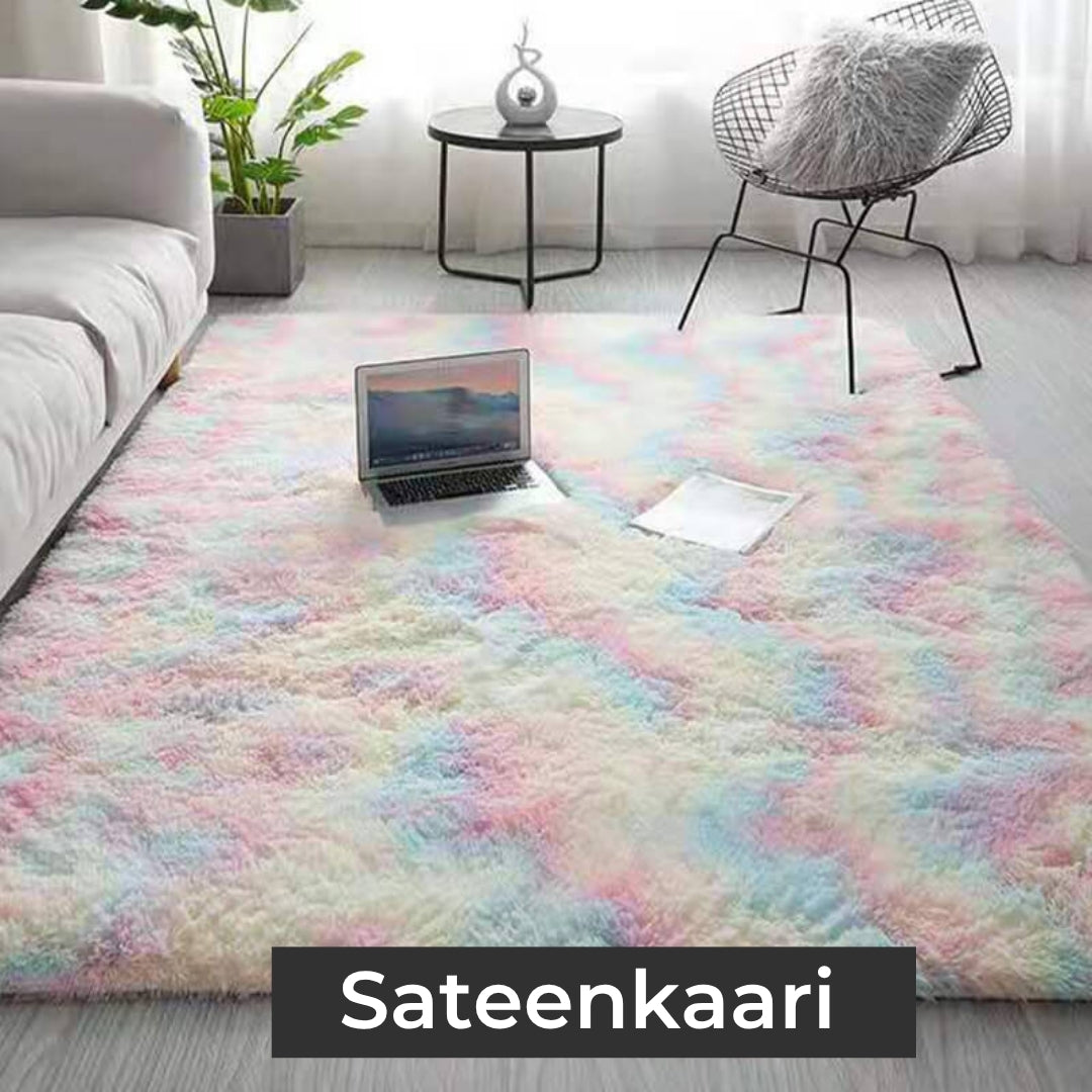 Pehmeä korkeanukkainen matto