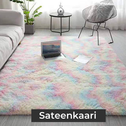 Pehmeä korkeanukkainen matto