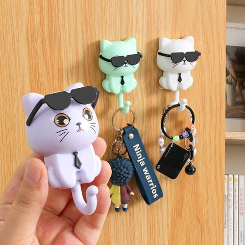 🕶️ Söpö kissa -avainkoukku