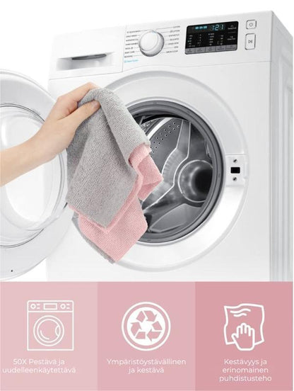 ♻️ Uudelleenkäytettävät mikrokuituliinat rullassa (20 kpl)