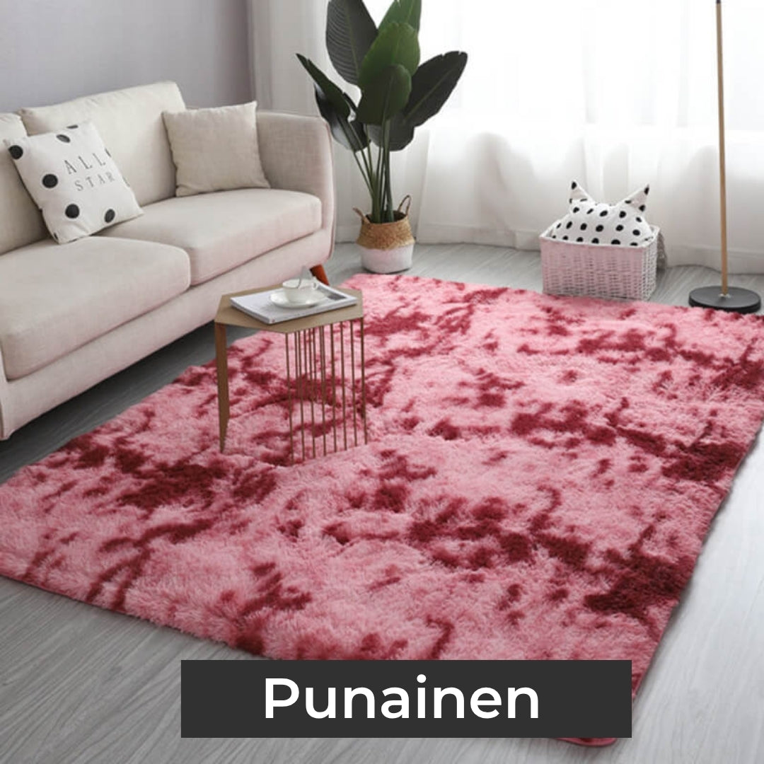 Pehmeä korkeanukkainen matto