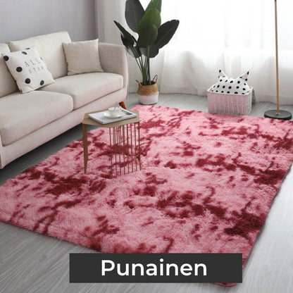 Pehmeä korkeanukkainen matto