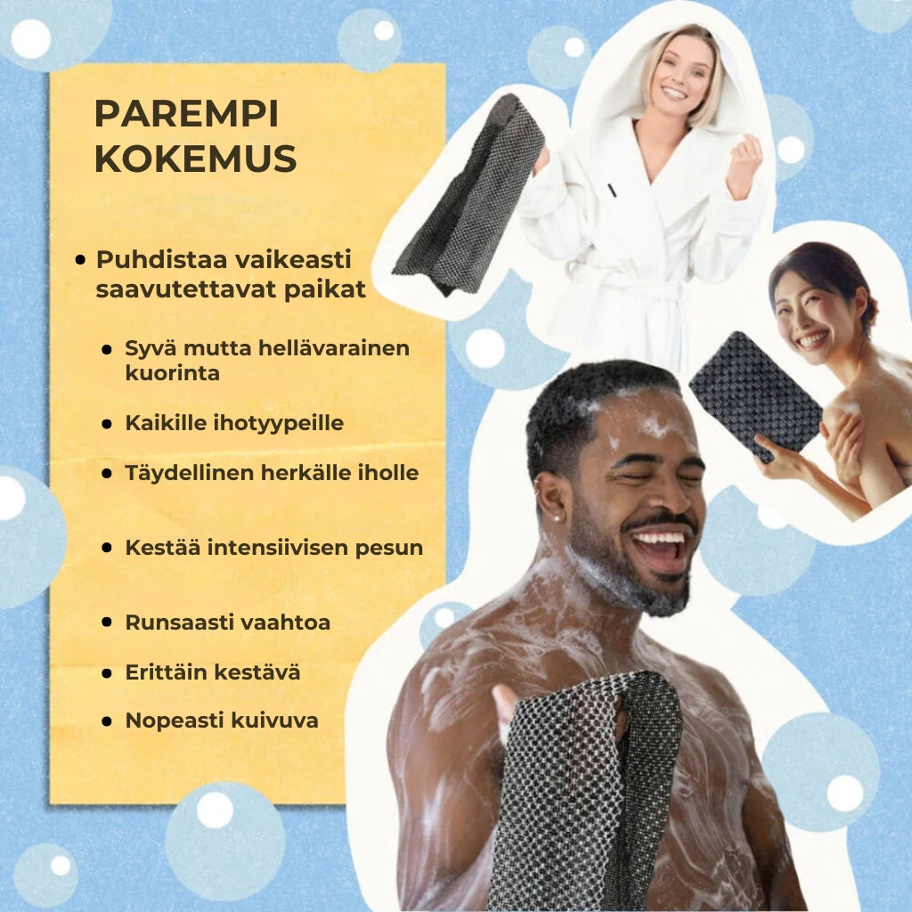 Blissy – antibakteerinen kuorintapyyhe