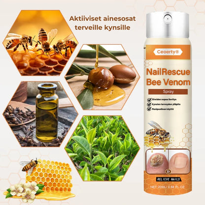 Crucial® NailRescue Bee Venom -kynsisuihke
