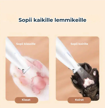 Ammattimainen lemmikkitrimmeri