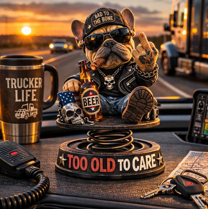 Äreä bulldog -kojelautakoriste
