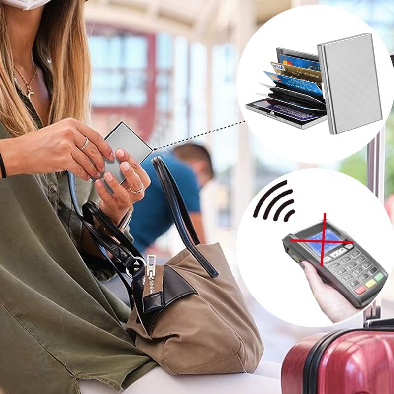 RFID-suojattu korttikotelo