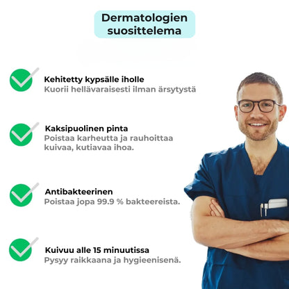 Blissy – antibakteerinen kuorintapyyhe