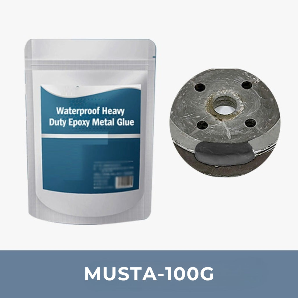 Vedenkestävä epoksimetalliliima