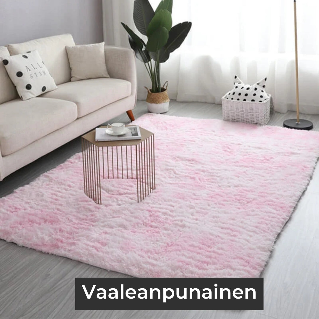 Pehmeä korkeanukkainen matto