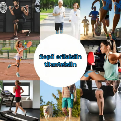 10/15/20 kpl esileikattuja kinesiologiateippejä polville