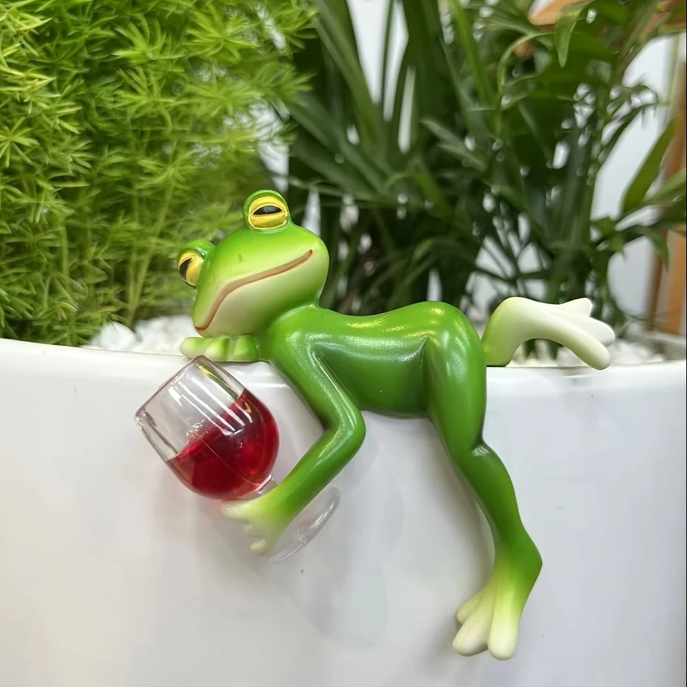 🐸 Sammakko kukkaruukku riipus koriste🍷
