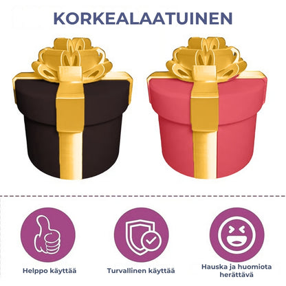 Ärsyttävä monikerroksinen lahjapakkaus