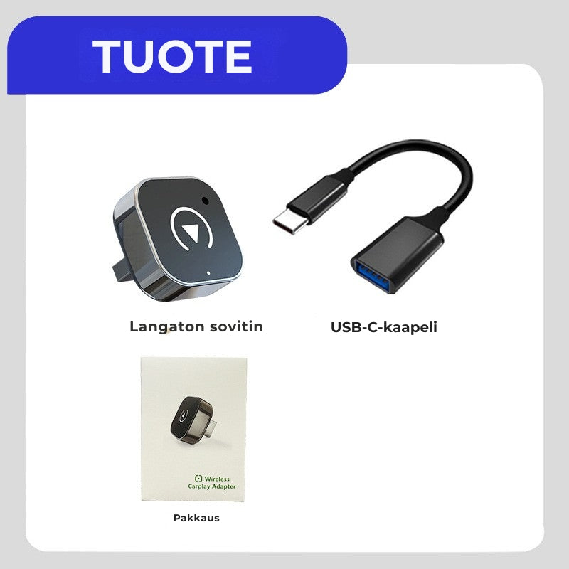 Mini langaton CarPlay-sovitin