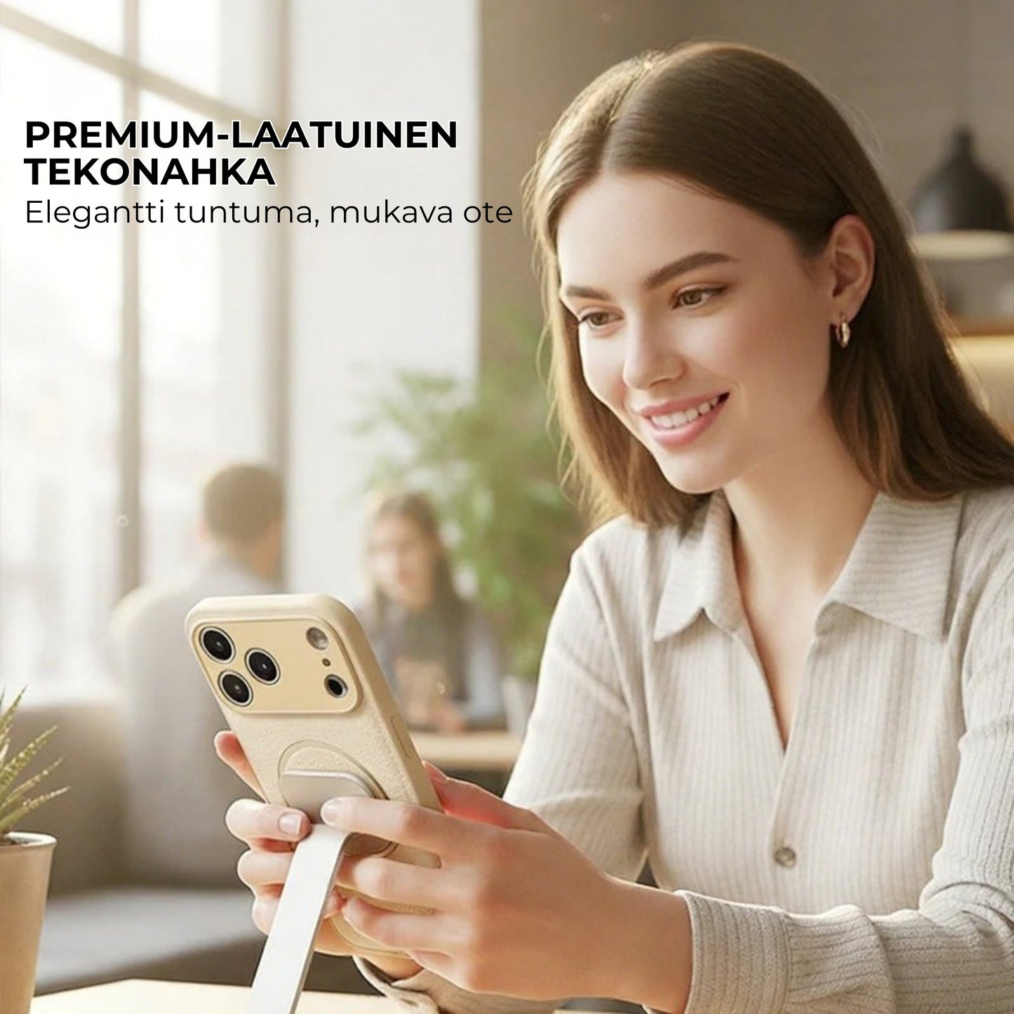 📱 Sormenjälkiä hylkivä magneettinen suojakuori iPhone 12–17 -sarjalle