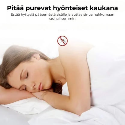 Magneettinen hyttyssuoja oveen – 5min asennus