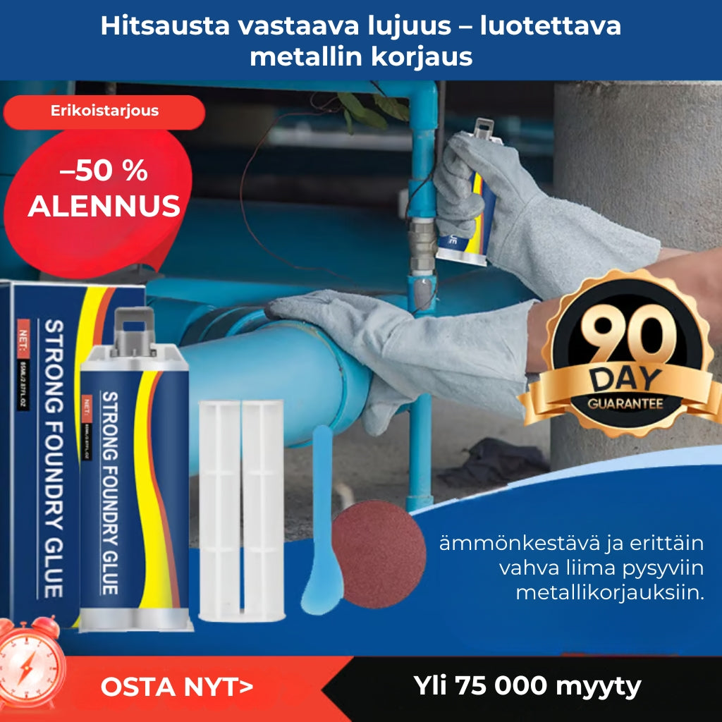 Metallin korjausliimasetti (metallivaluliima)