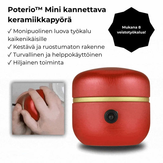 Poterio™ | Mini – Kannettava keramiikkapyörä