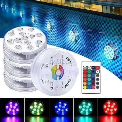 LED-uima-allasvalot – Vedenpitävät RGB-valot uima-altaaseen
