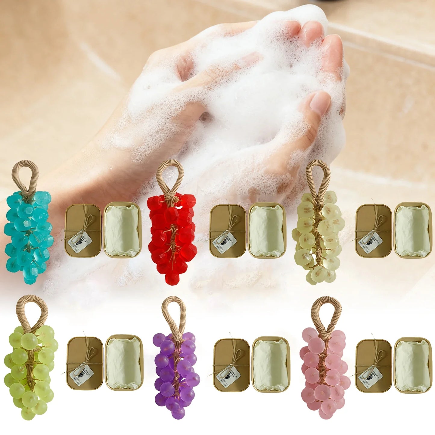 Käsintehty rypälesaippua