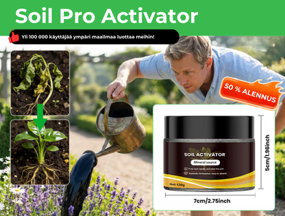 Soil Pro Activator – maaperänparannusaine kasvien hyvinvointiin