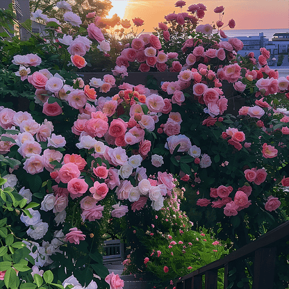 🌸 Värikkäät kiipeilyruusun siemenet | Istutettavissa ympäri vuoden!