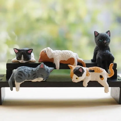 Käsinmaalatut mini-kissapatsaat työpöydälle 😺