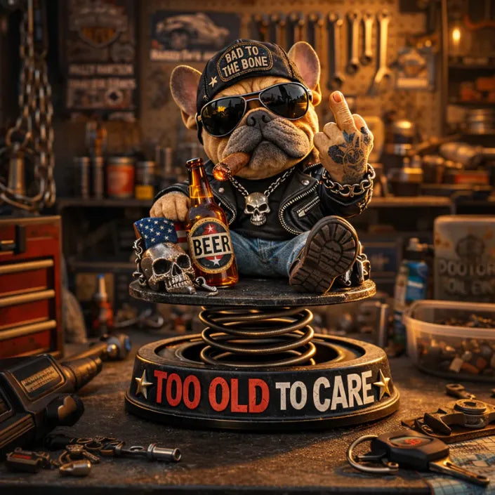 Äreä bulldog -kojelautakoriste