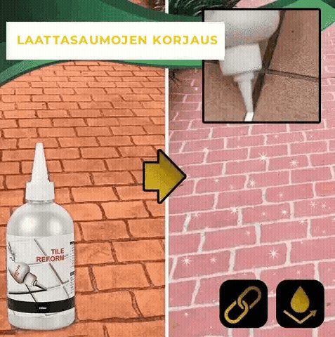 Vedenpitävä laattasaumojen kunnostusaine