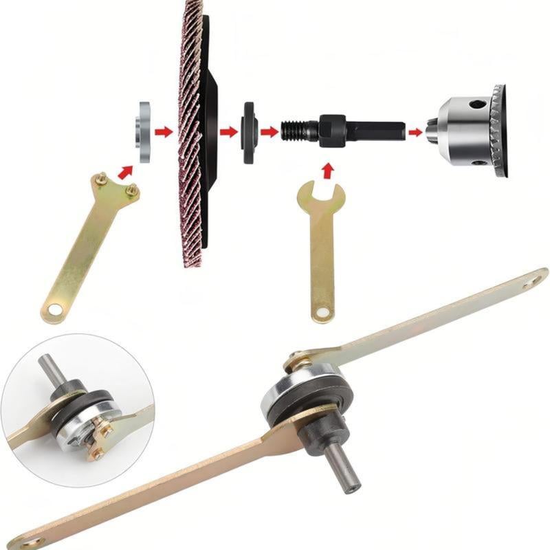 Porakoneen hiomalaikka-adapterisarja