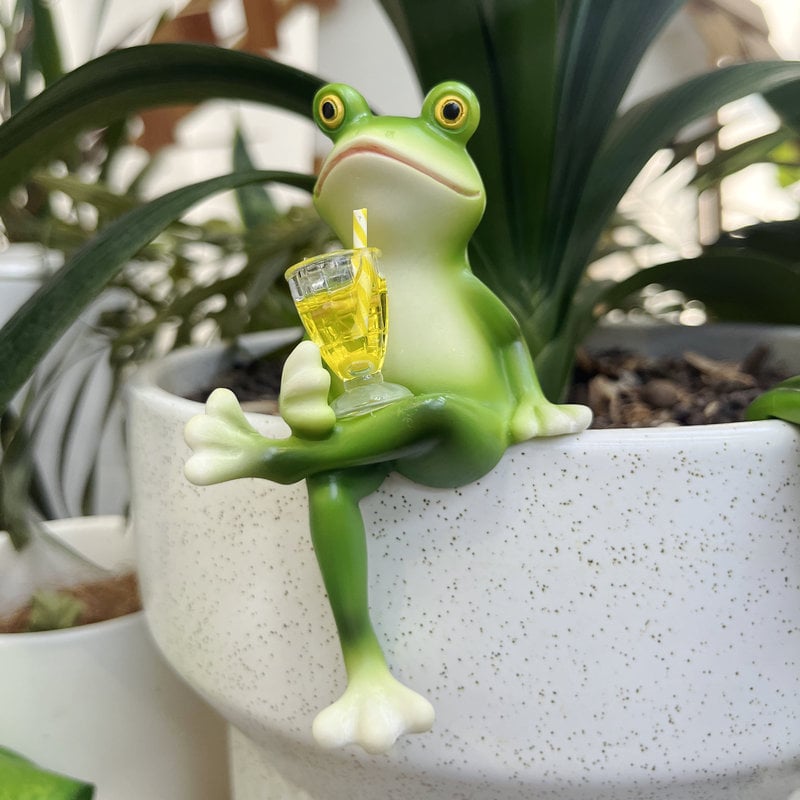 🐸 Sammakko kukkaruukku riipus koriste🍷