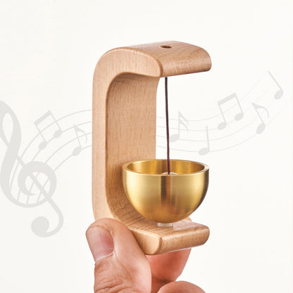 Magneettinen puinen tuuli- ja ovikello