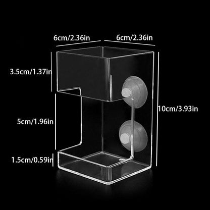 Sotkuton ruokinta-automaatti akvaarioon