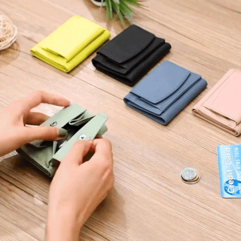 Käsintehty RFID-suojattu nahkalompakko