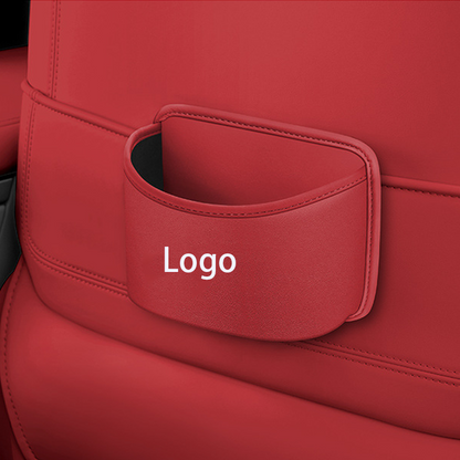 Nahkainen mukipidike autoon – clip-on-kiinnitys