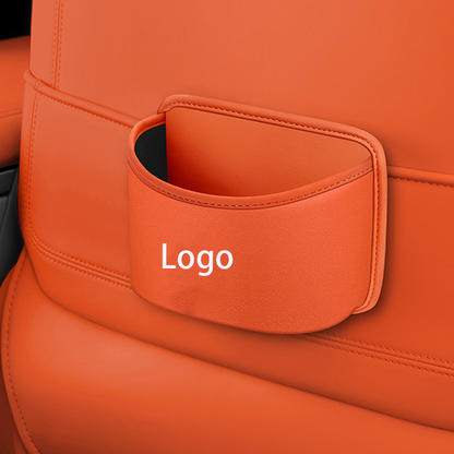 Nahkainen mukipidike autoon – clip-on-kiinnitys