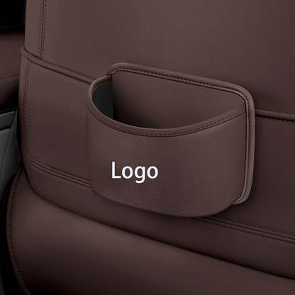 Nahkainen mukipidike autoon – clip-on-kiinnitys