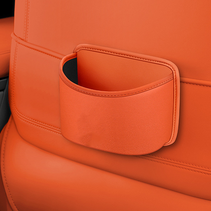 Nahkainen mukipidike autoon – clip-on-kiinnitys