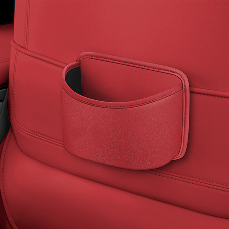 Nahkainen mukipidike autoon – clip-on-kiinnitys