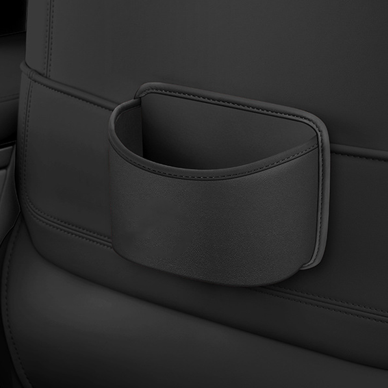 Nahkainen mukipidike autoon – clip-on-kiinnitys