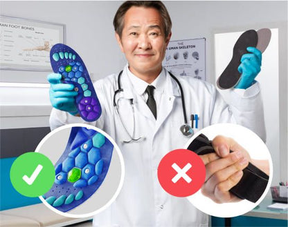 Medivital™ Magneettiset akupainantapohjalliset