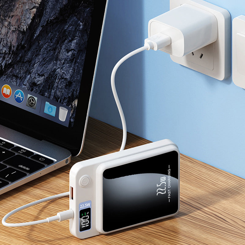 Erittäin ohut 20 000 mAh virtapankki – 22,5 W pikalataus ja langaton lataus