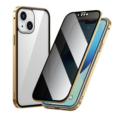 Kaksipuolinen iPhone-magneettikotelo – karkaistua lasia, täysi suoja